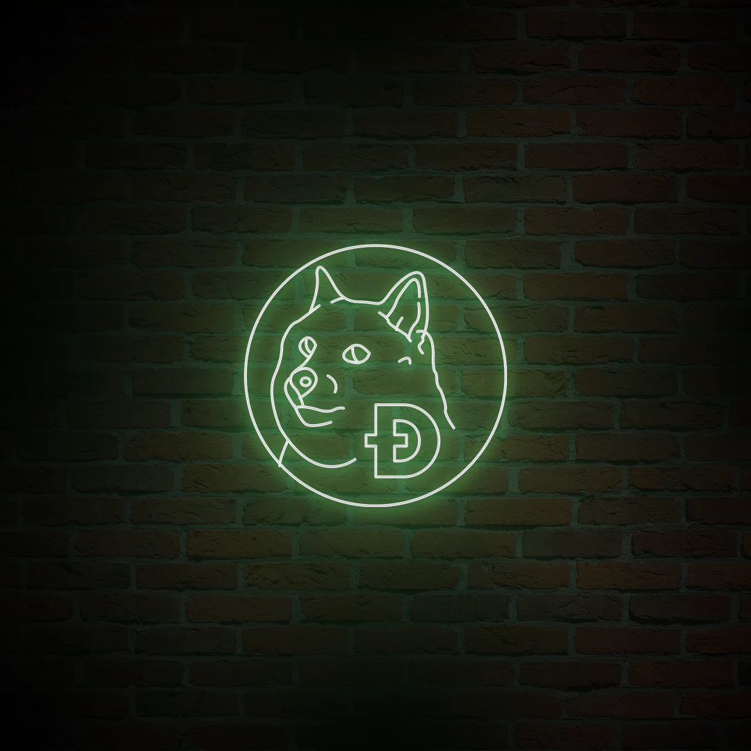 'DOGECOIN' NEON SIGN - NeonFerry