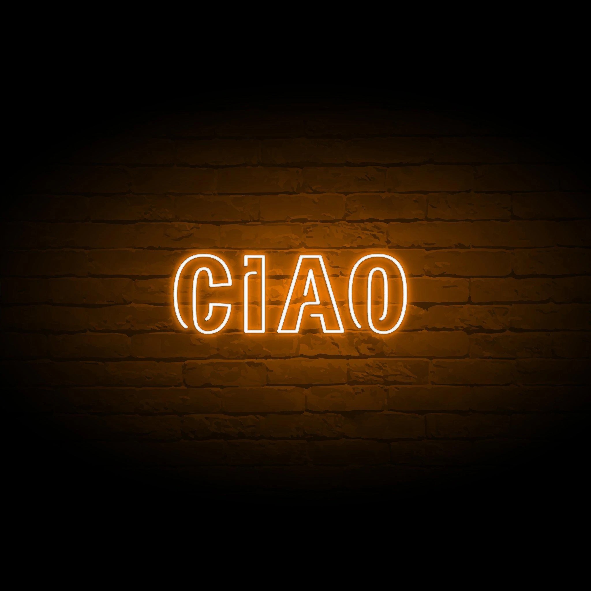 'CIAO' NEON SIGN