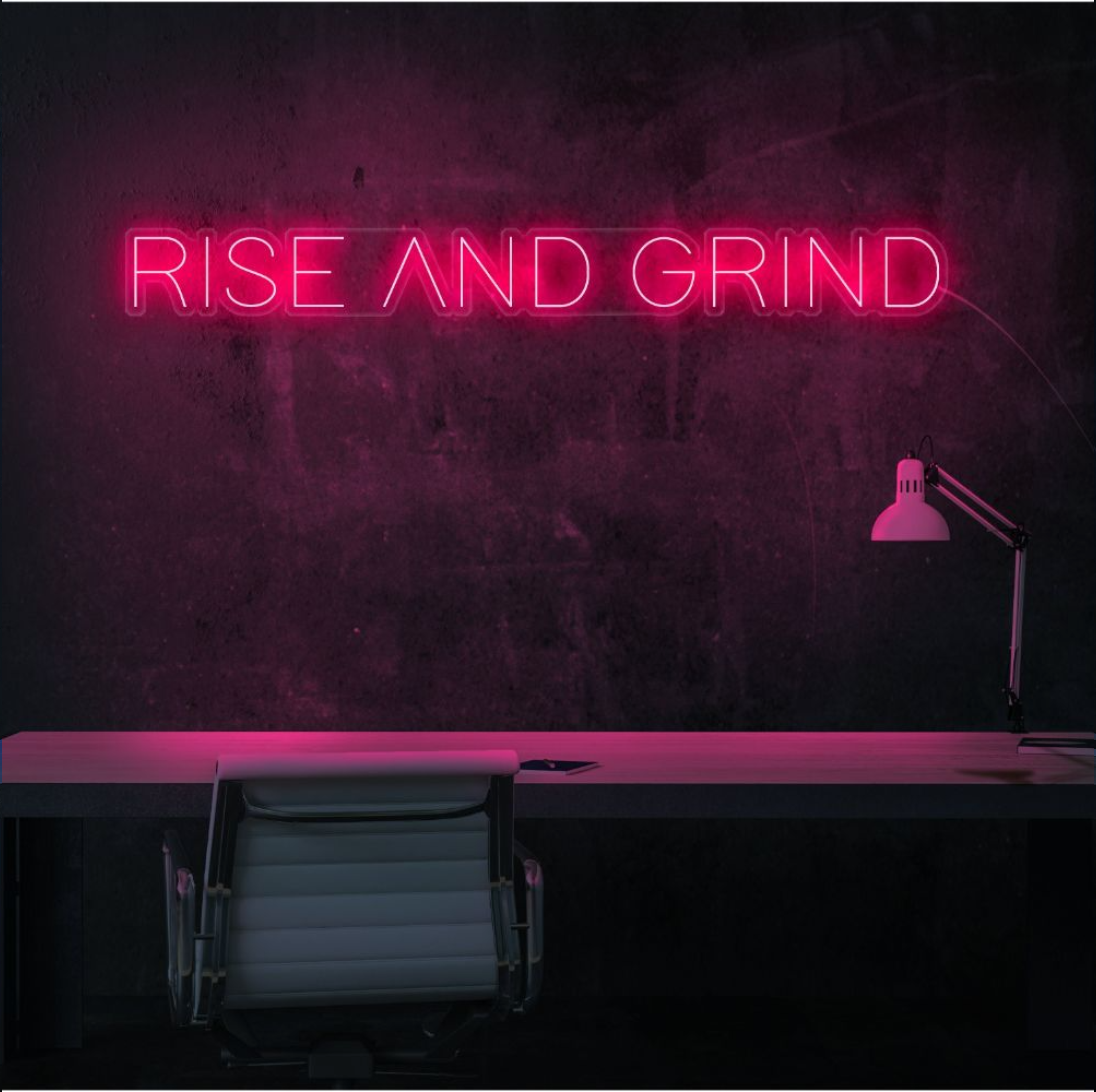 Rise and Grind Neon Sign