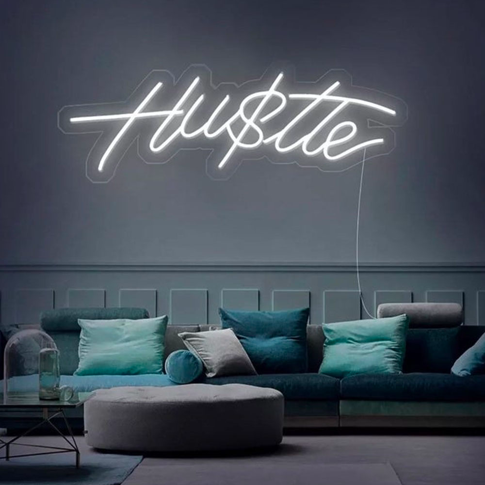 Hu$tle Neon Sign