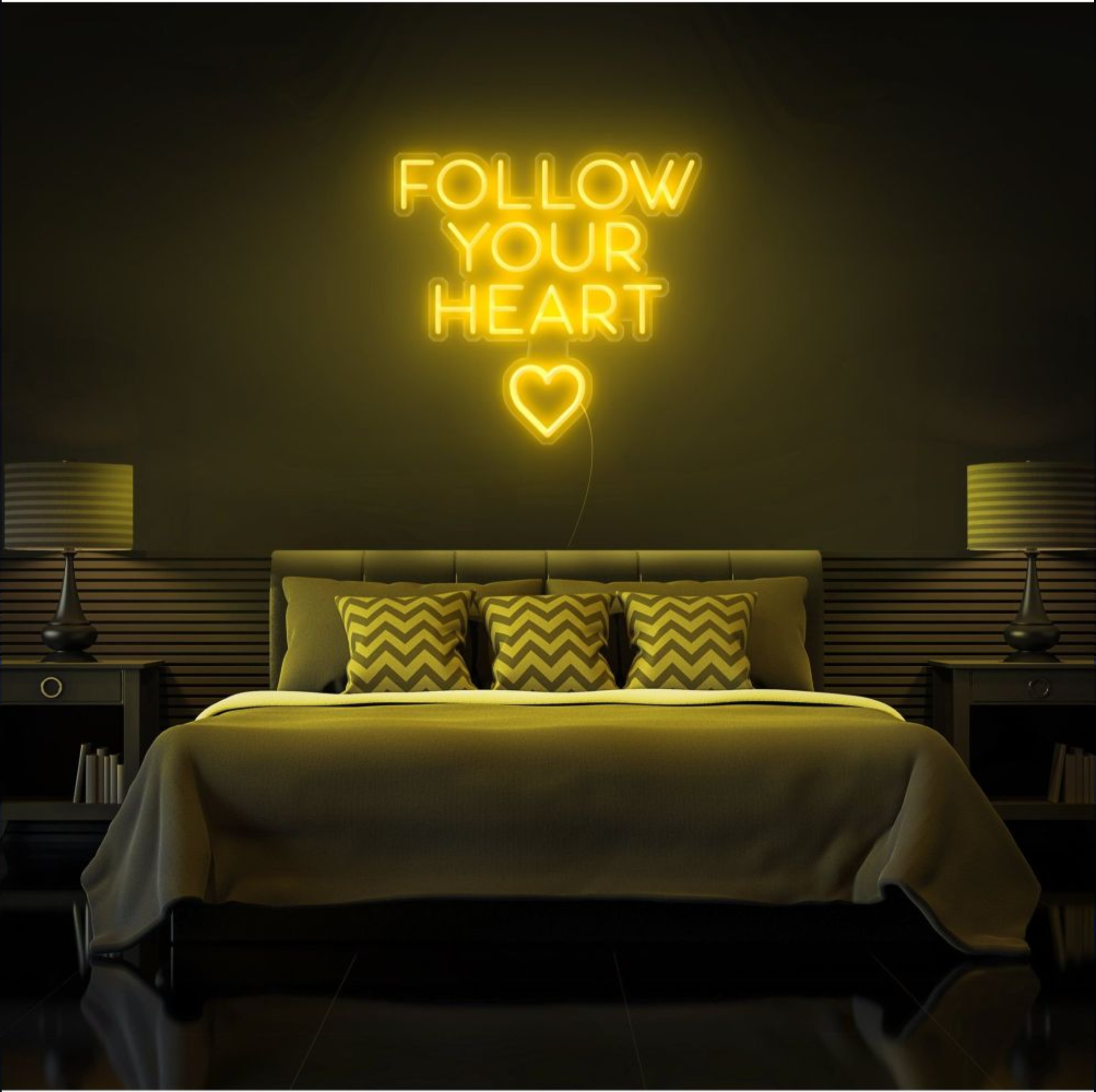 Follow Your Heart Neon Sign