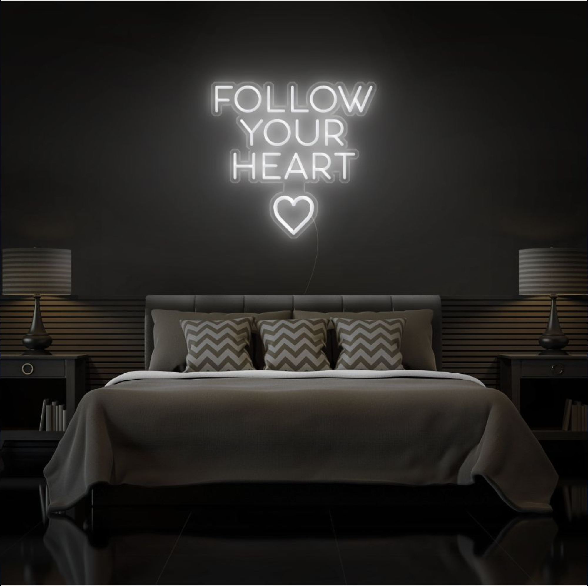 Follow Your Heart Neon Sign