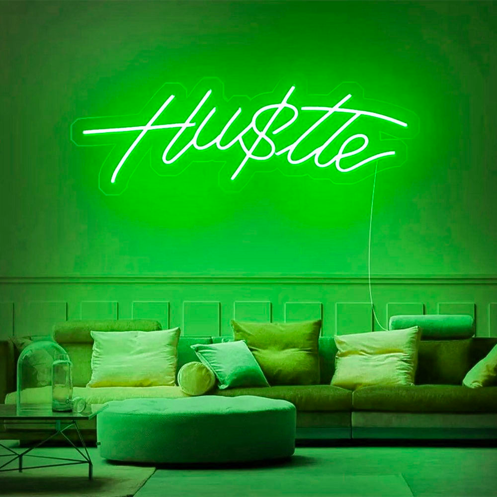 Hu$tle Neonbord