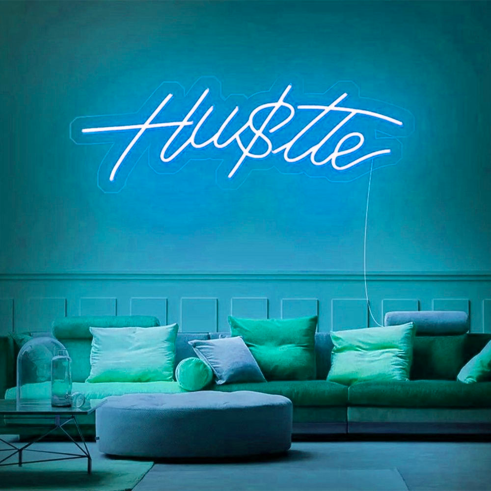 Hu$tle Neonbord