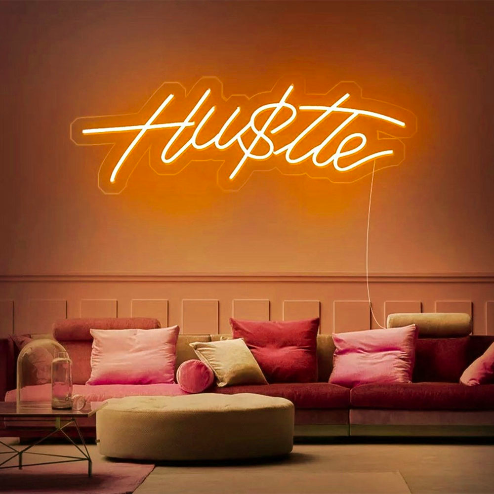 Hu$tle Neonbord