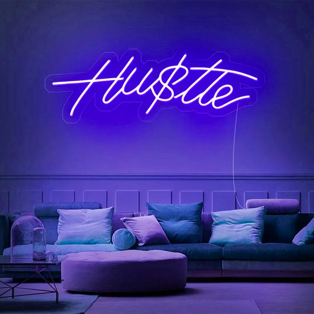 Hu$tle Neonbord