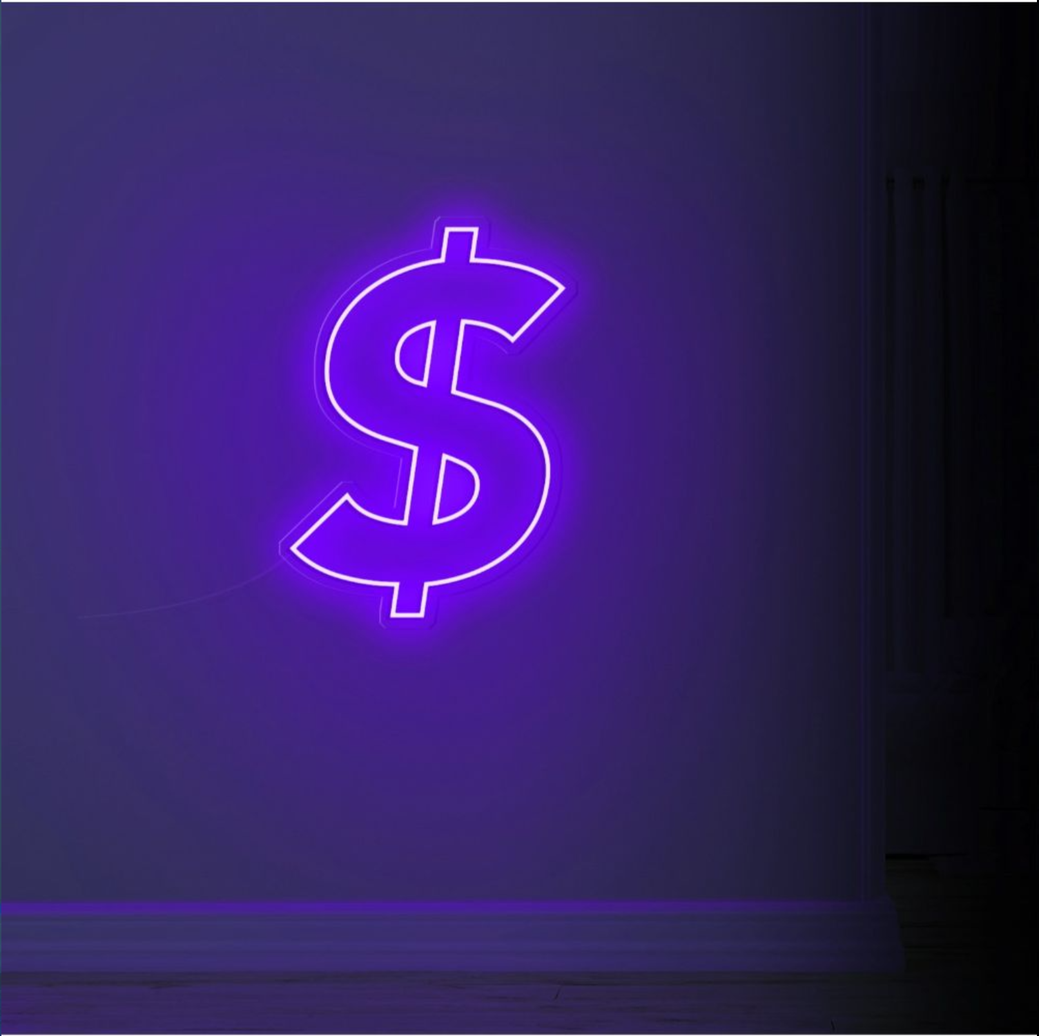 Dollar Sign Neon Sign