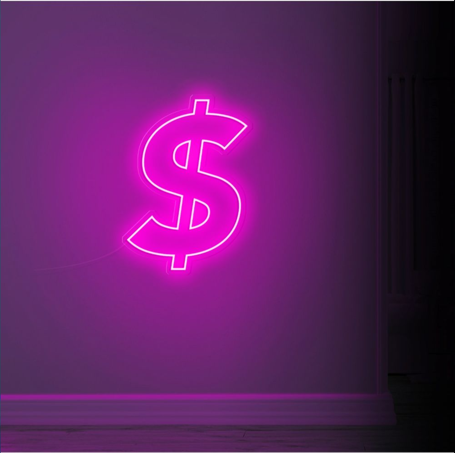 Dollar Sign Neon Sign