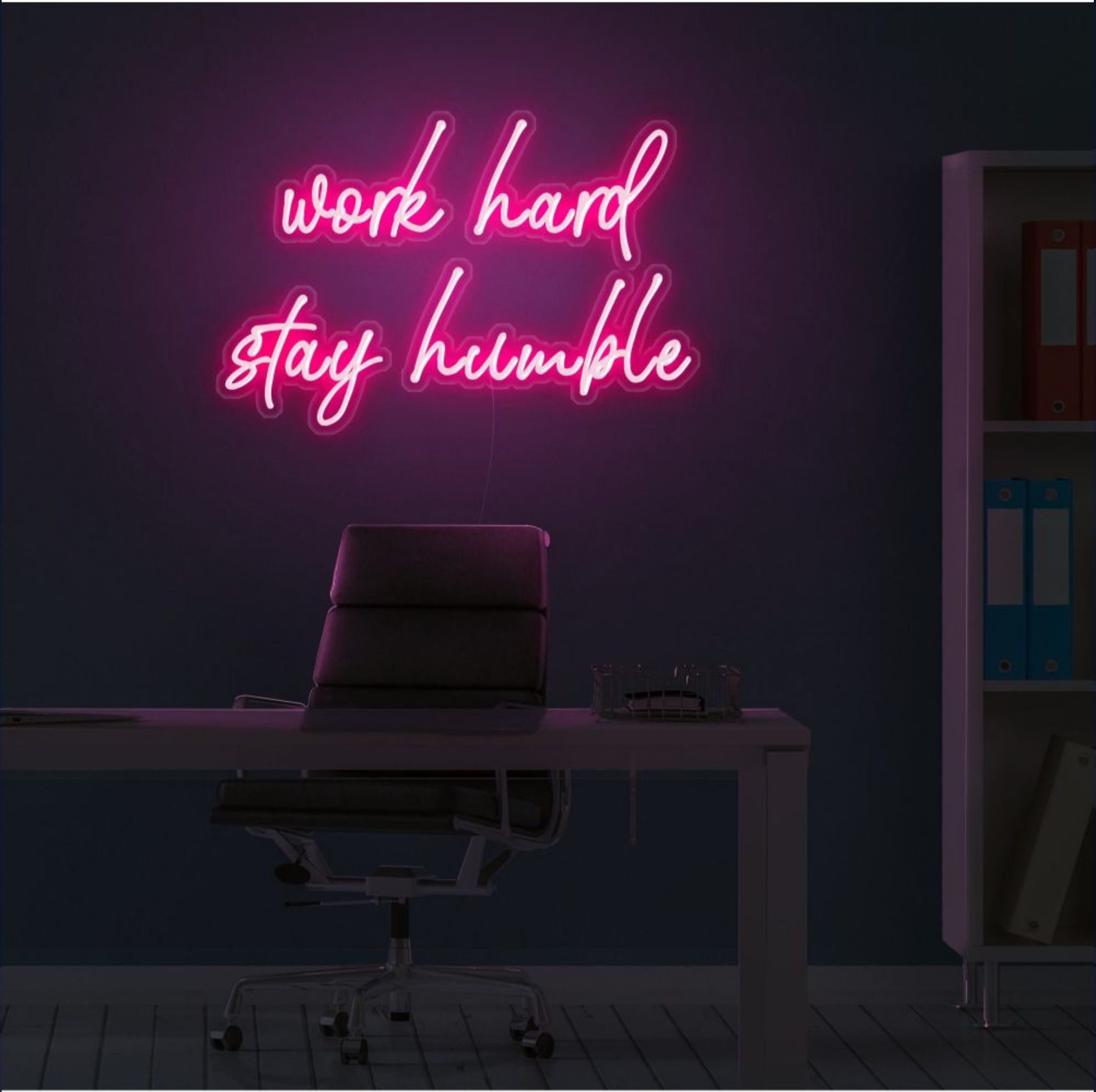 Work Hard Stay Humble Neon Sign