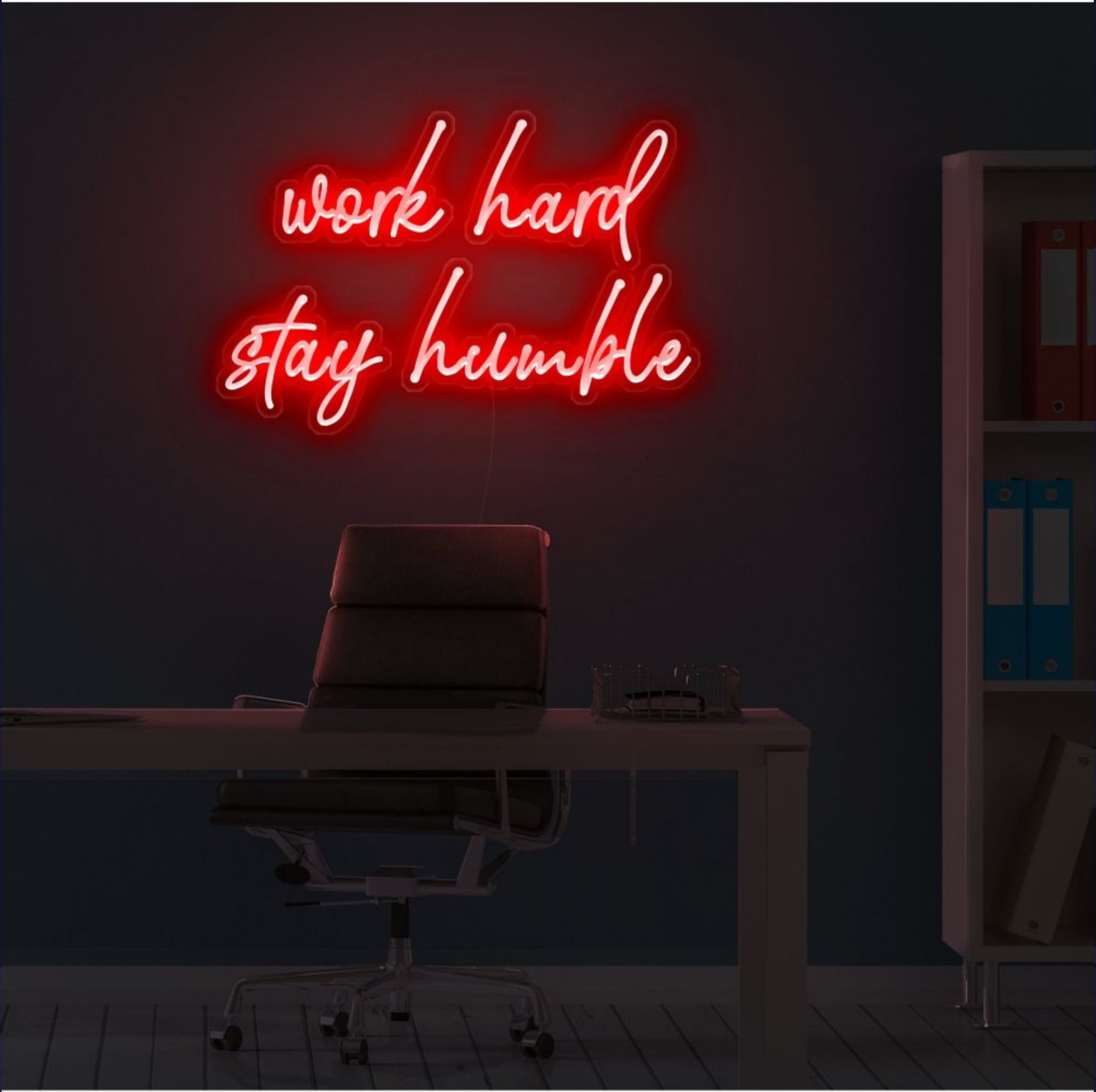 Work Hard Stay Humble Neon Sign