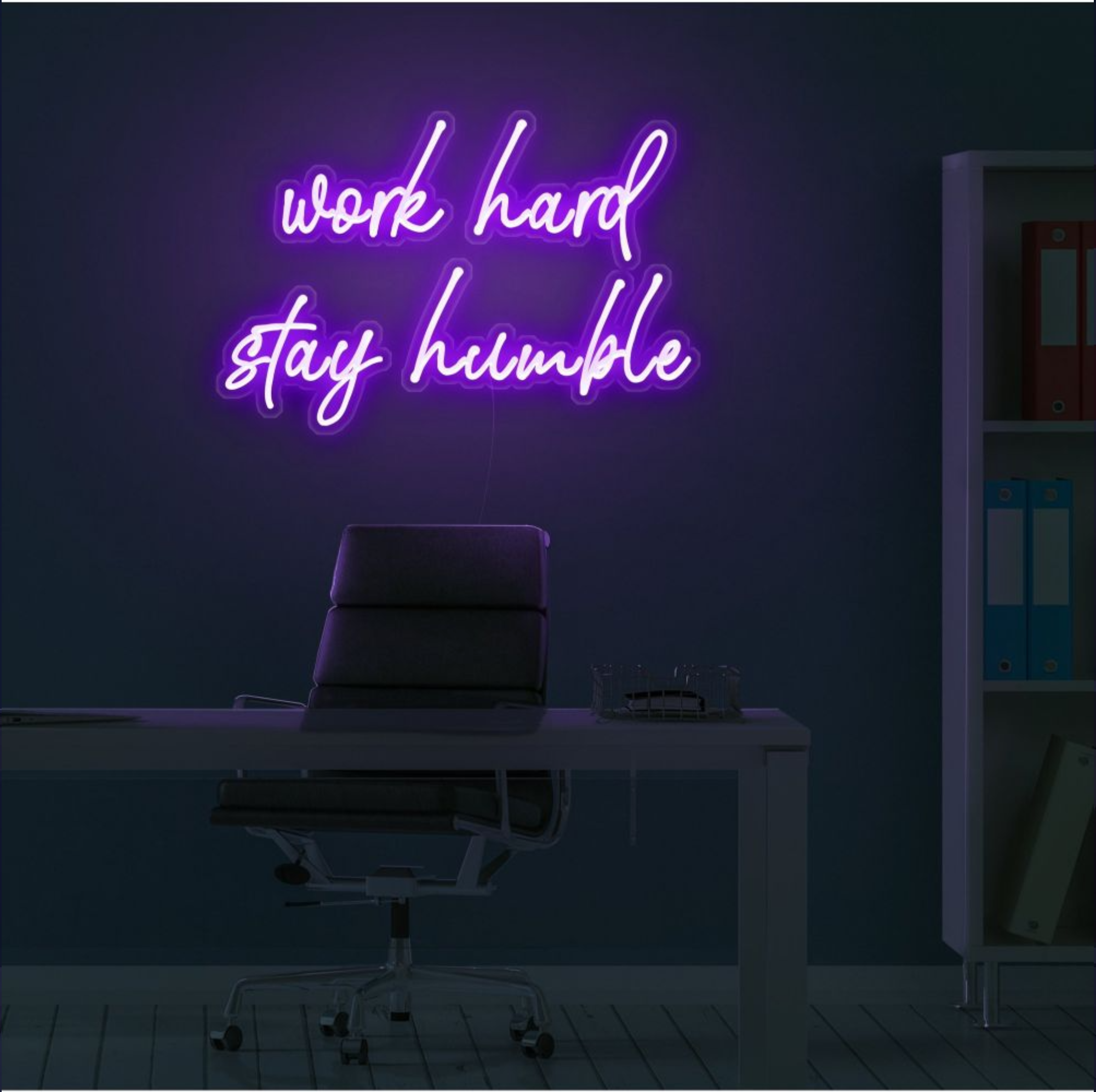 Work Hard Stay Humble Neon Sign