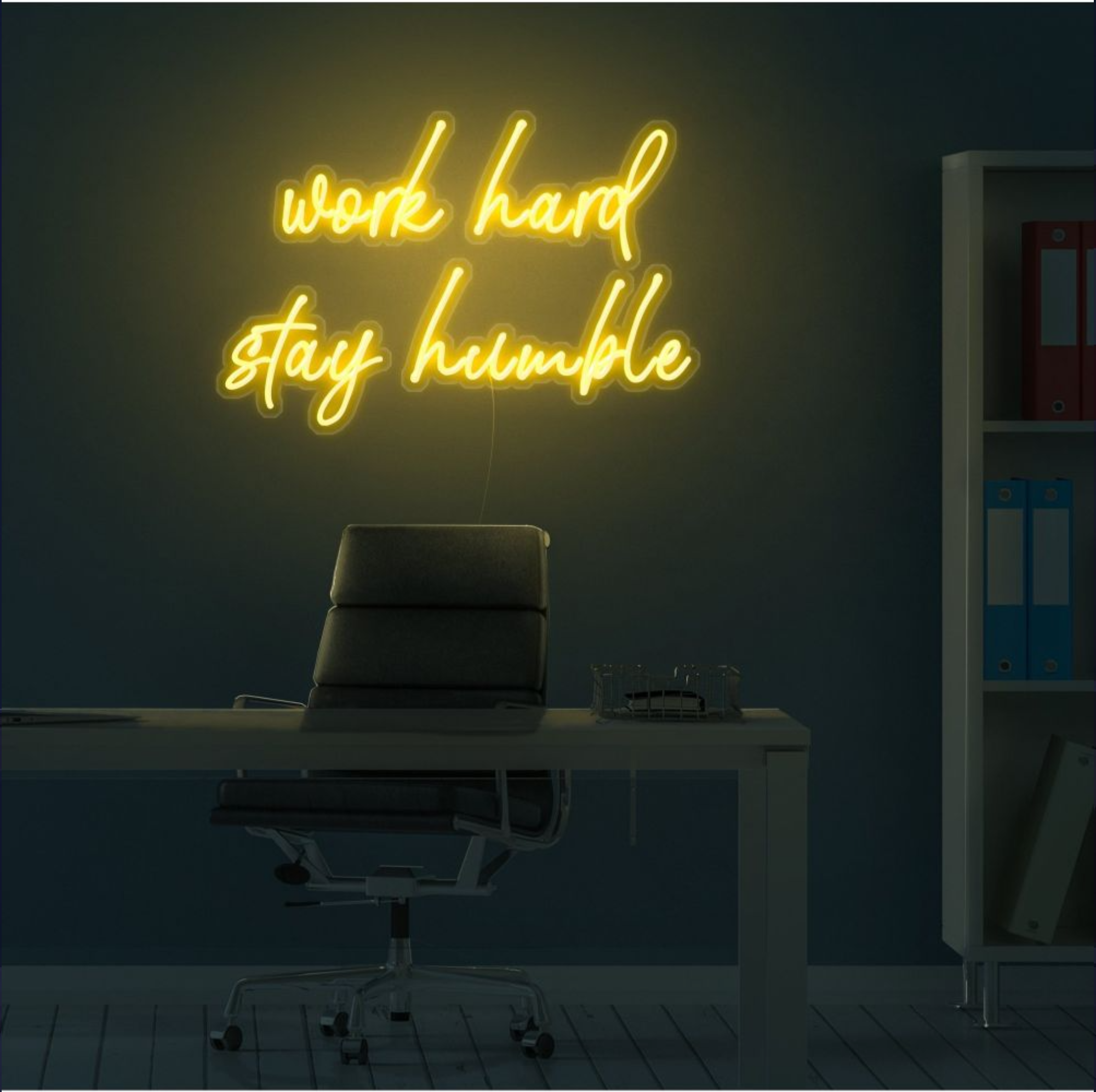 Work Hard Stay Humble Neon Sign