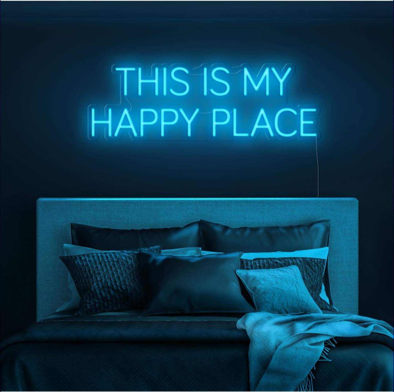 This Is My Happy Place Neon Sign