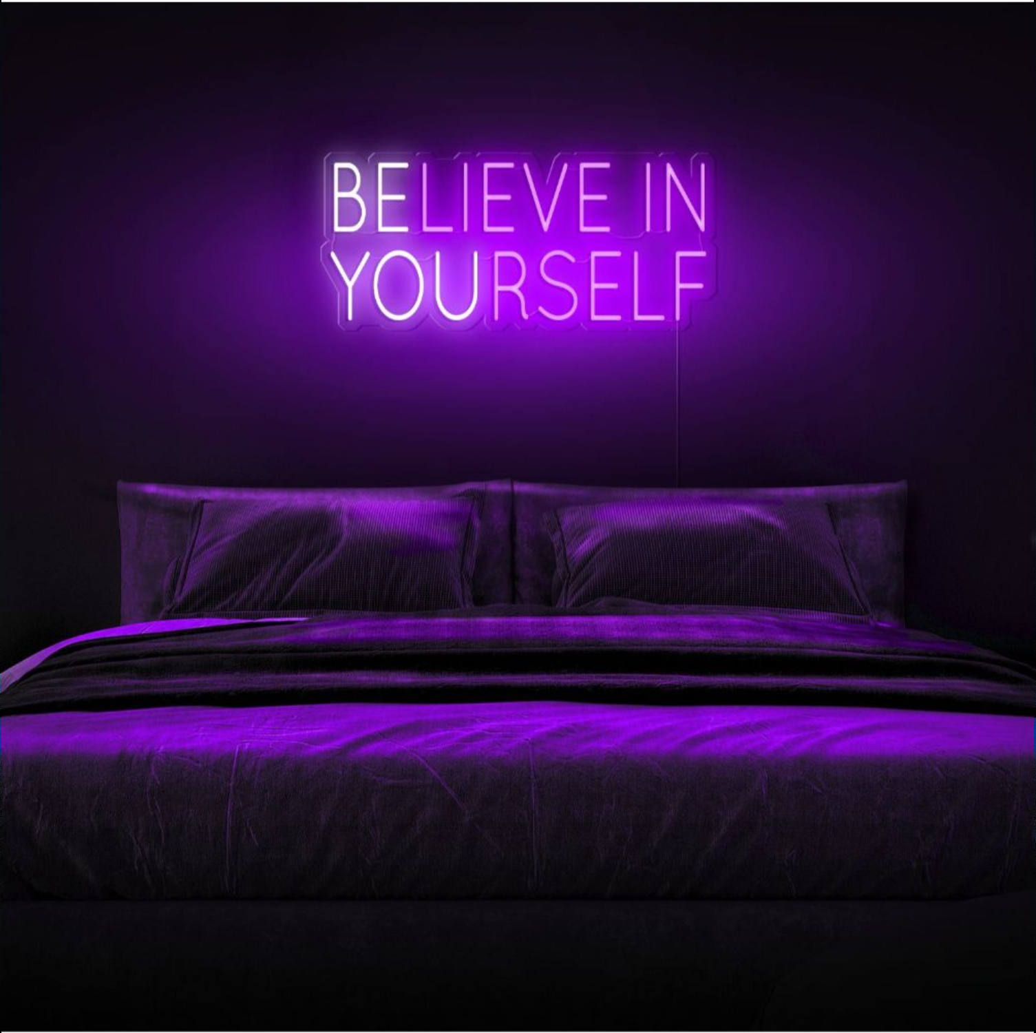 Believe In Yourself Neon Sign