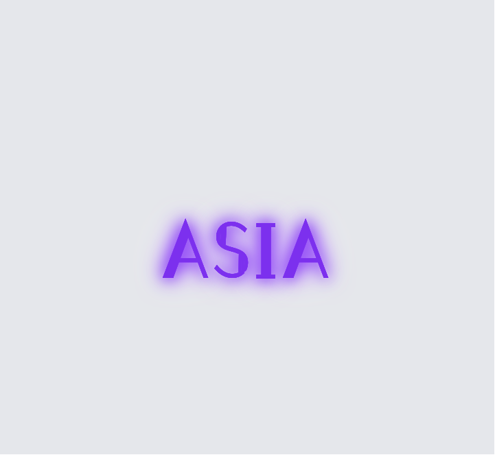 Custom neon sign - Asia
