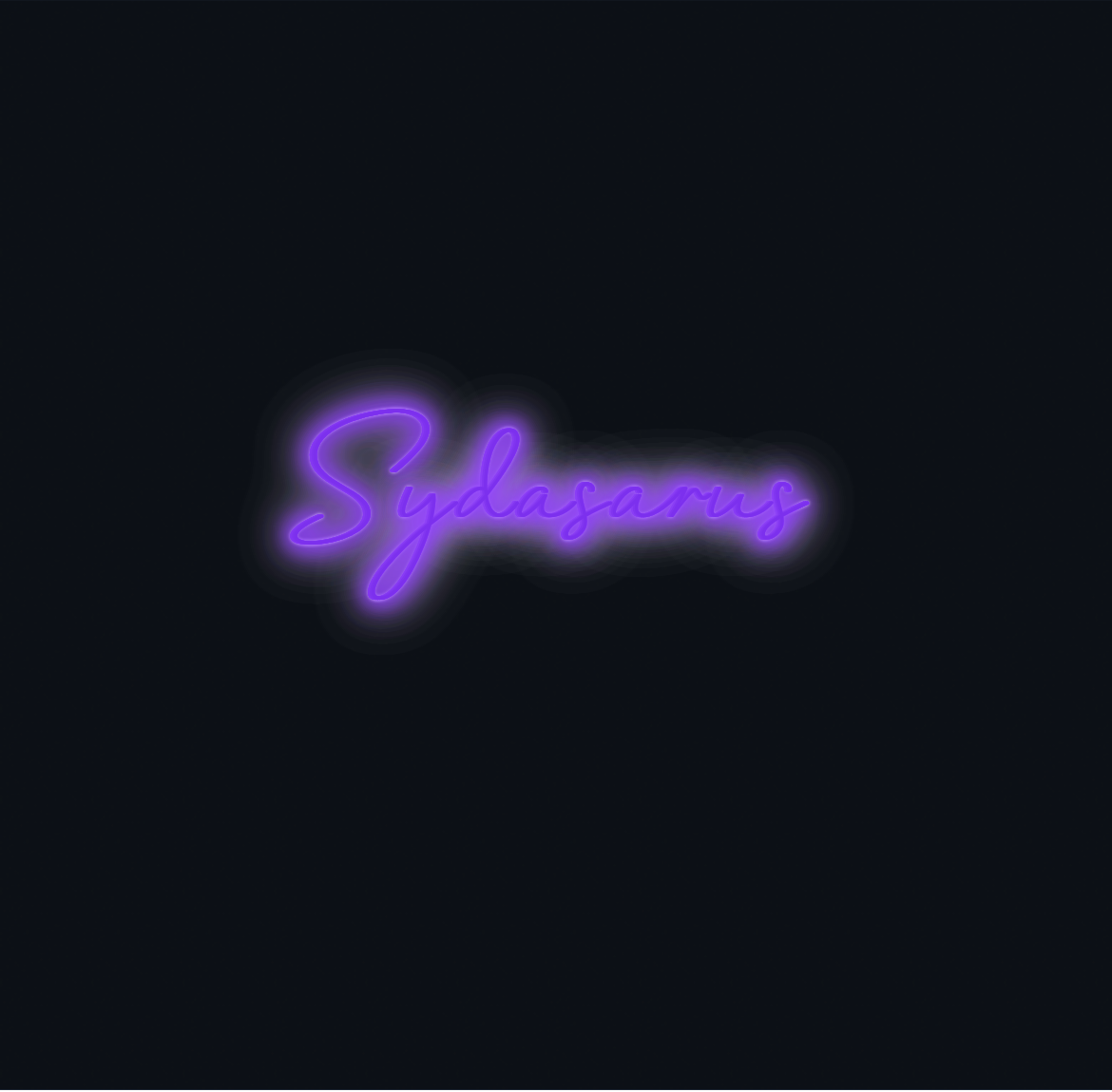 Custom neon sign - Sydasarus