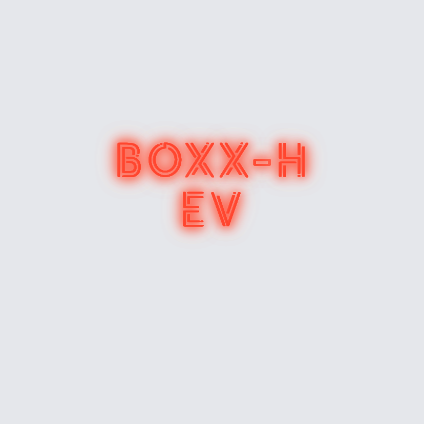 Custom neon sign - BOXX-HEV