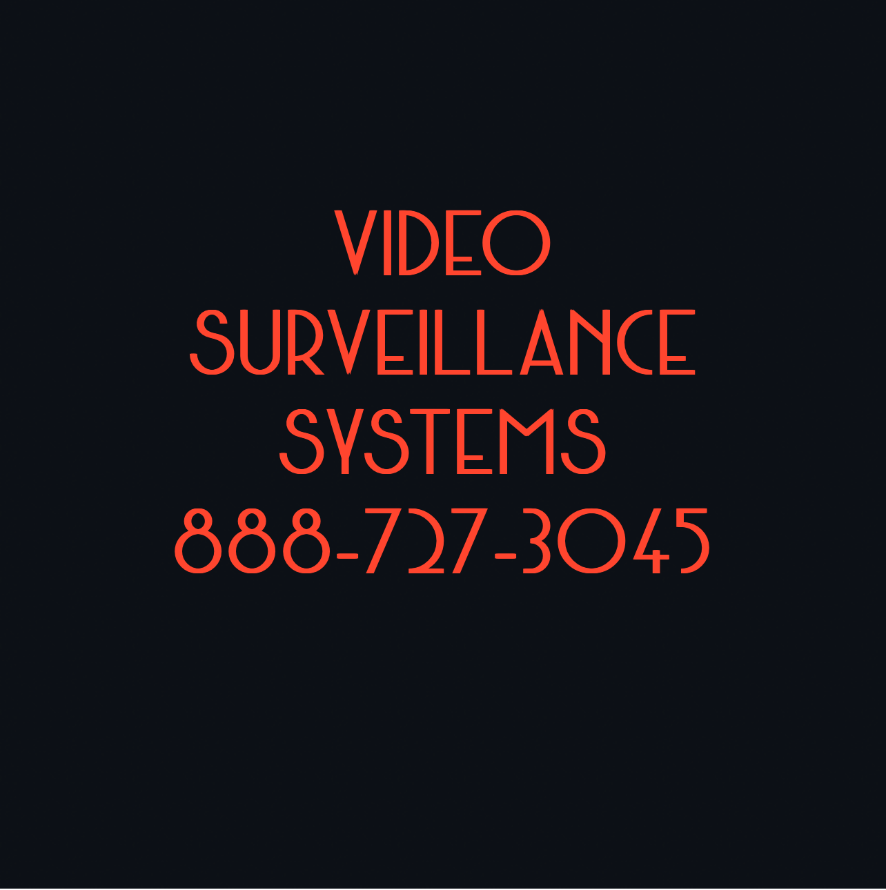 Custom neon sign - Video Surveillance Systems 888-727-3045