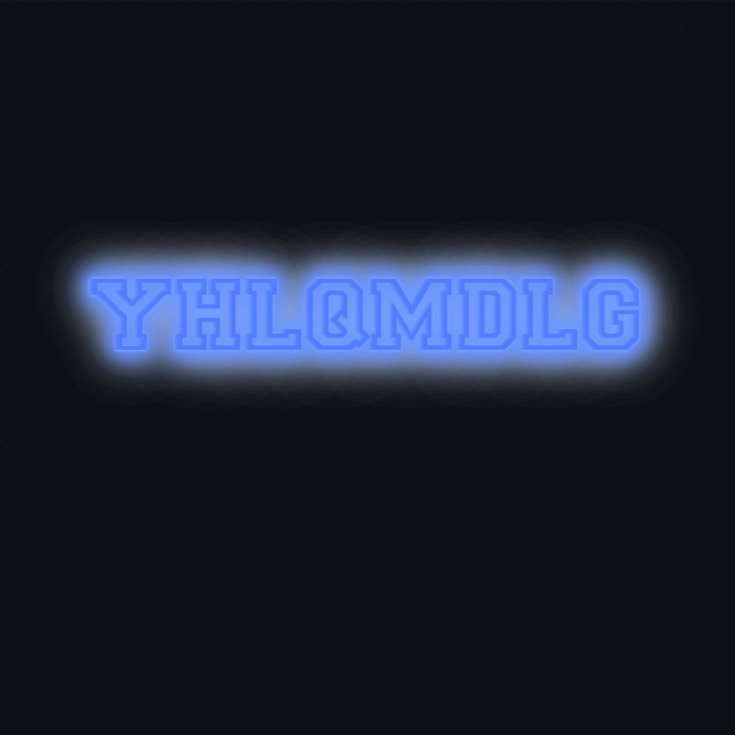 Custom neon sign - YHLQMDLG