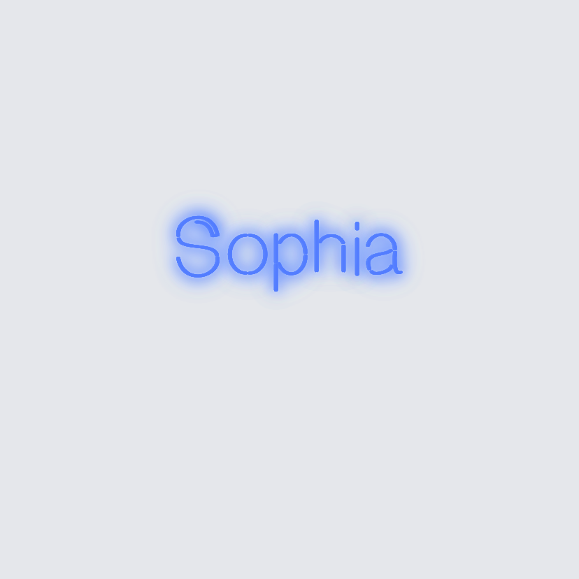 Custom neon sign - Sophia