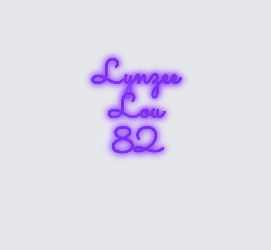 Custom neon sign - LynzeeLou  82