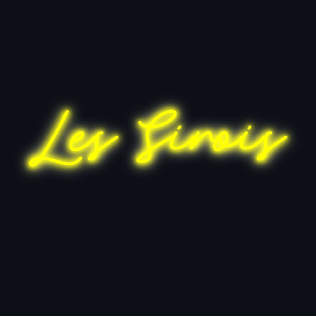 Custom neon sign - Les Sirois