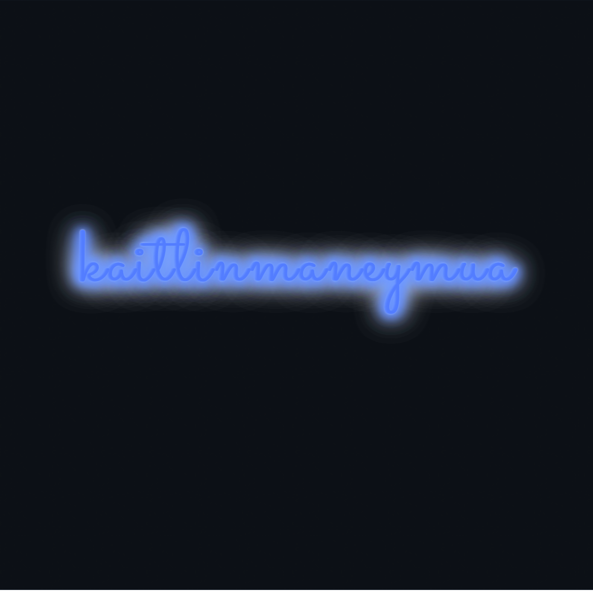 Custom neon sign - kaitlinmaneymua