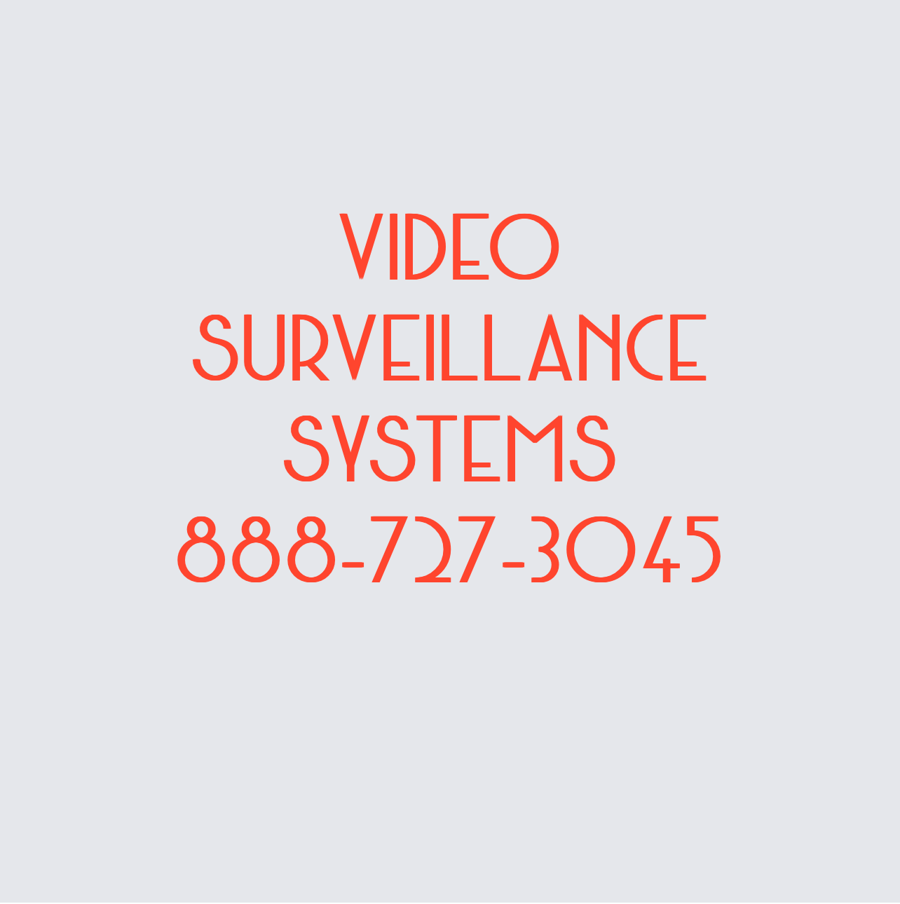 Custom neon sign - Video Surveillance Systems 888-727-3045