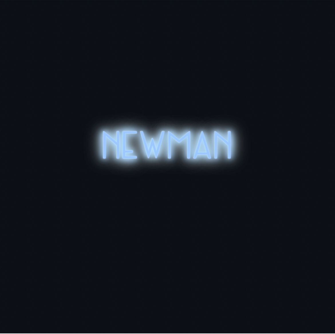 Custom neon sign - Newman