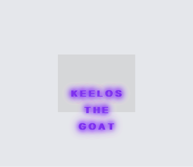 Custom neon sign - KEELOS       The   Goat