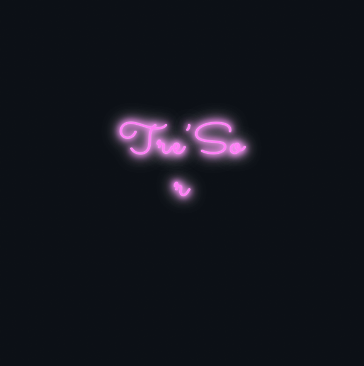 Custom neon sign - Tre’Sor