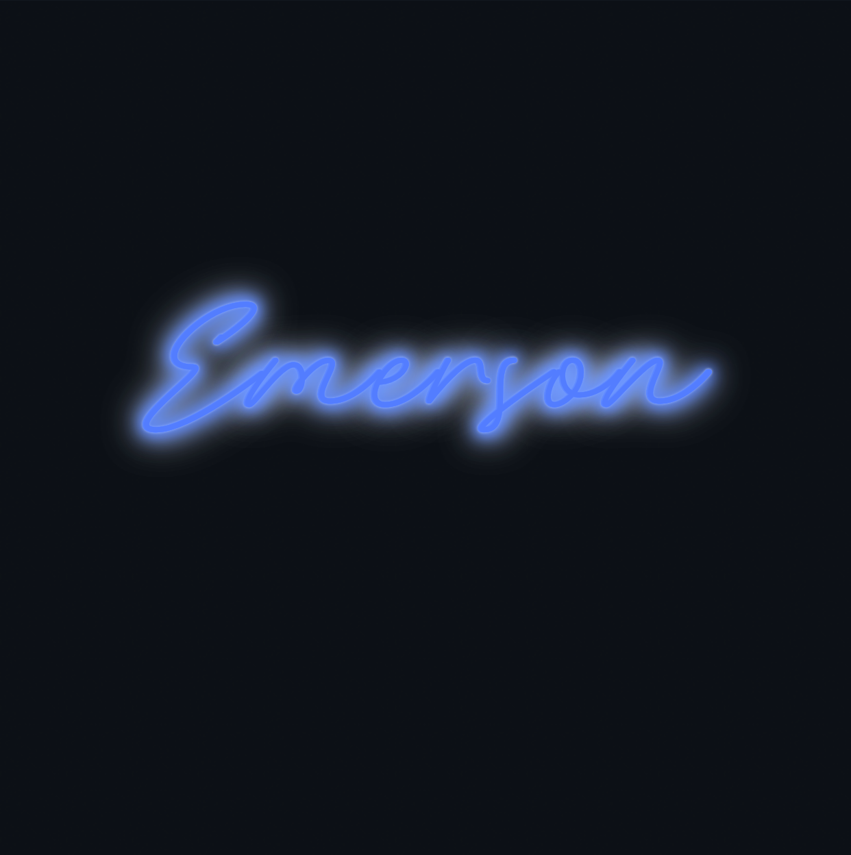 Custom neon sign - Emerson