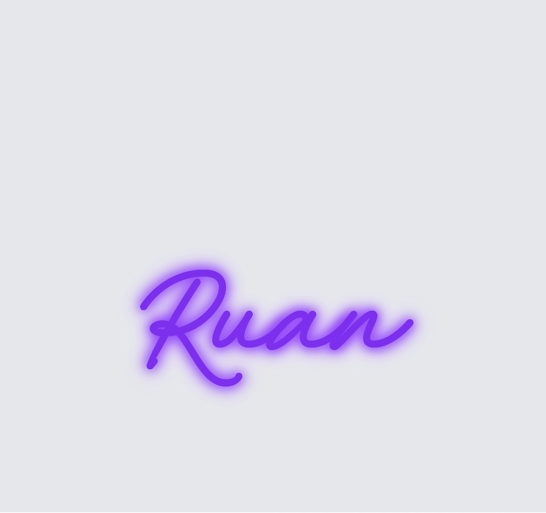 Custom neon sign - Ruan