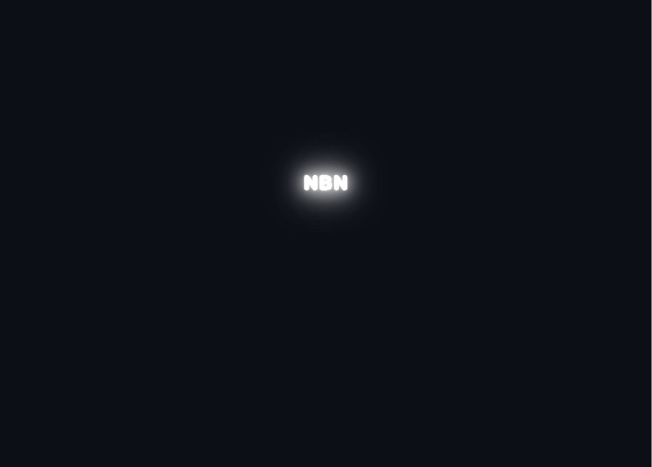Custom neon sign - nbn