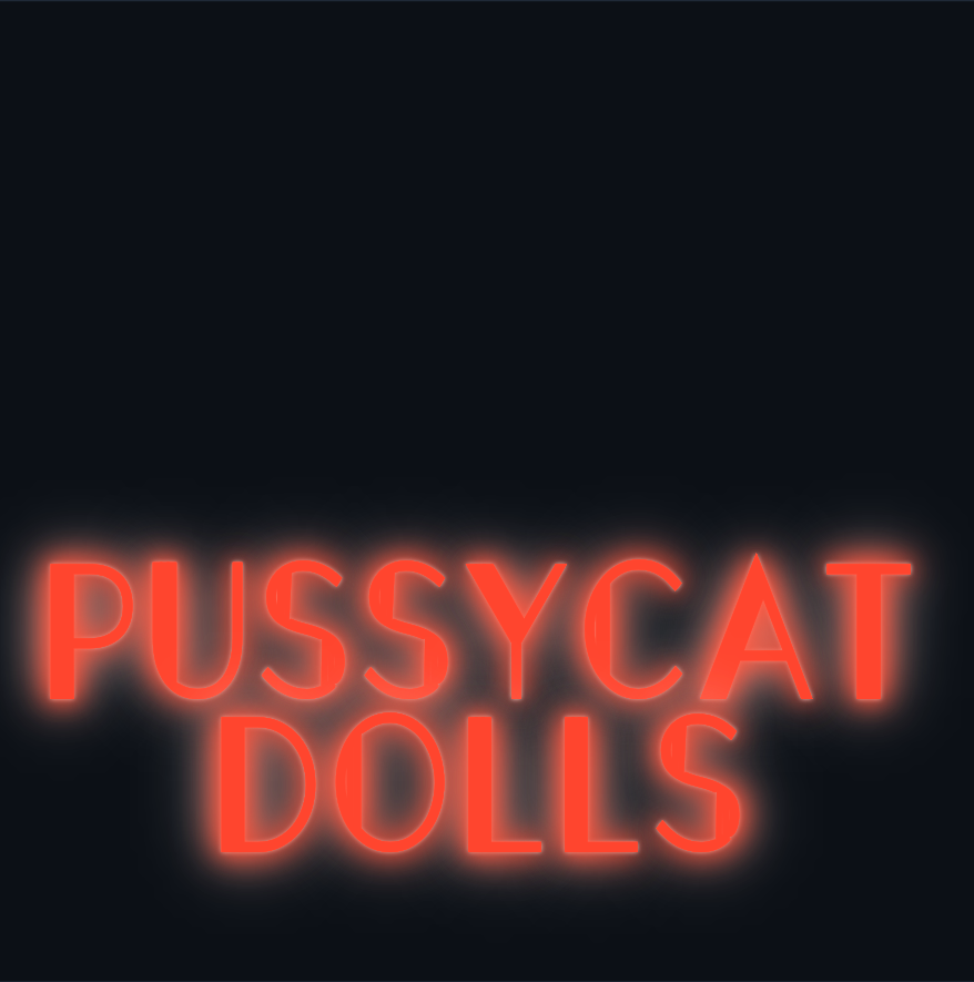 Custom neon sign - Pussycat Dolls