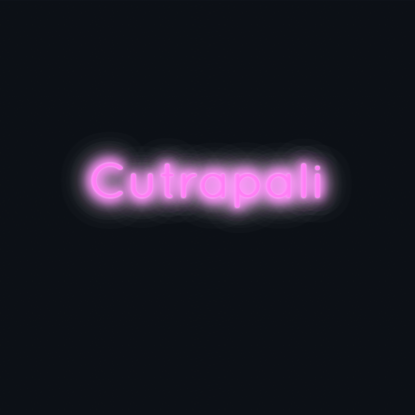 Custom neon sign - Cutrapali