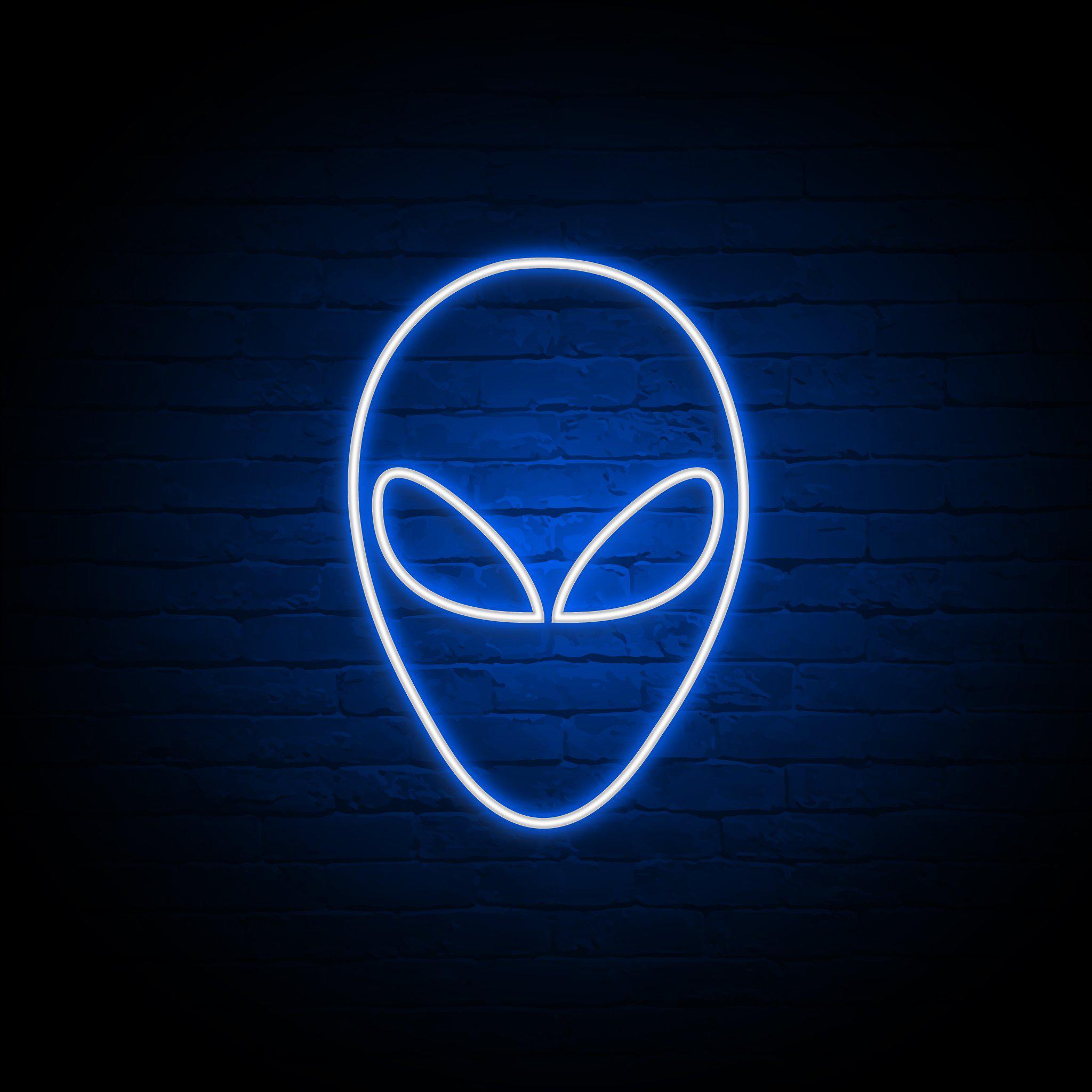 'ALIEN FACE' NEON SIGN - NeonFerry