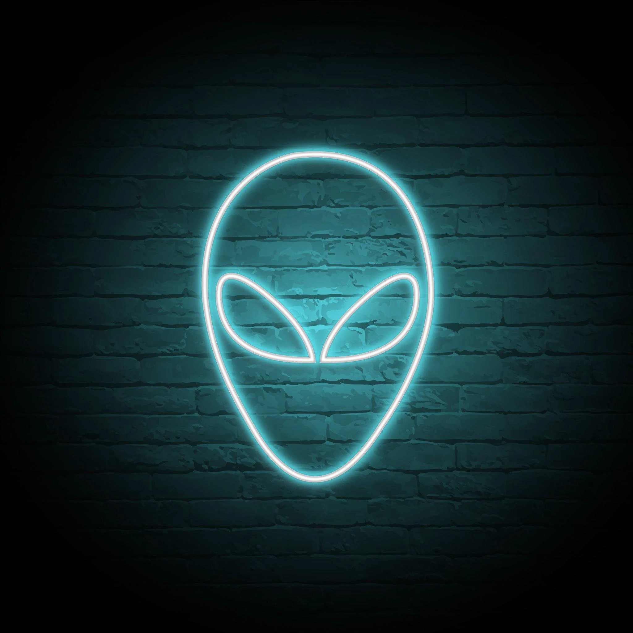 'ALIEN FACE' NEON SIGN - NeonFerry