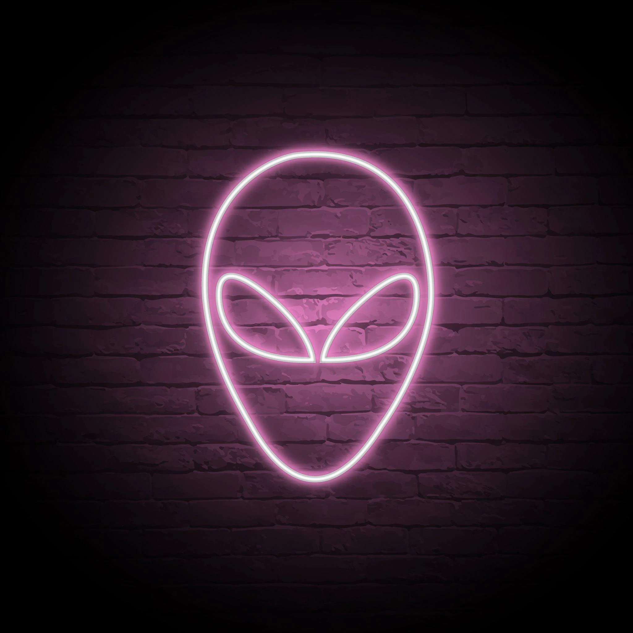 'ALIEN FACE' NEON SIGN - NeonFerry