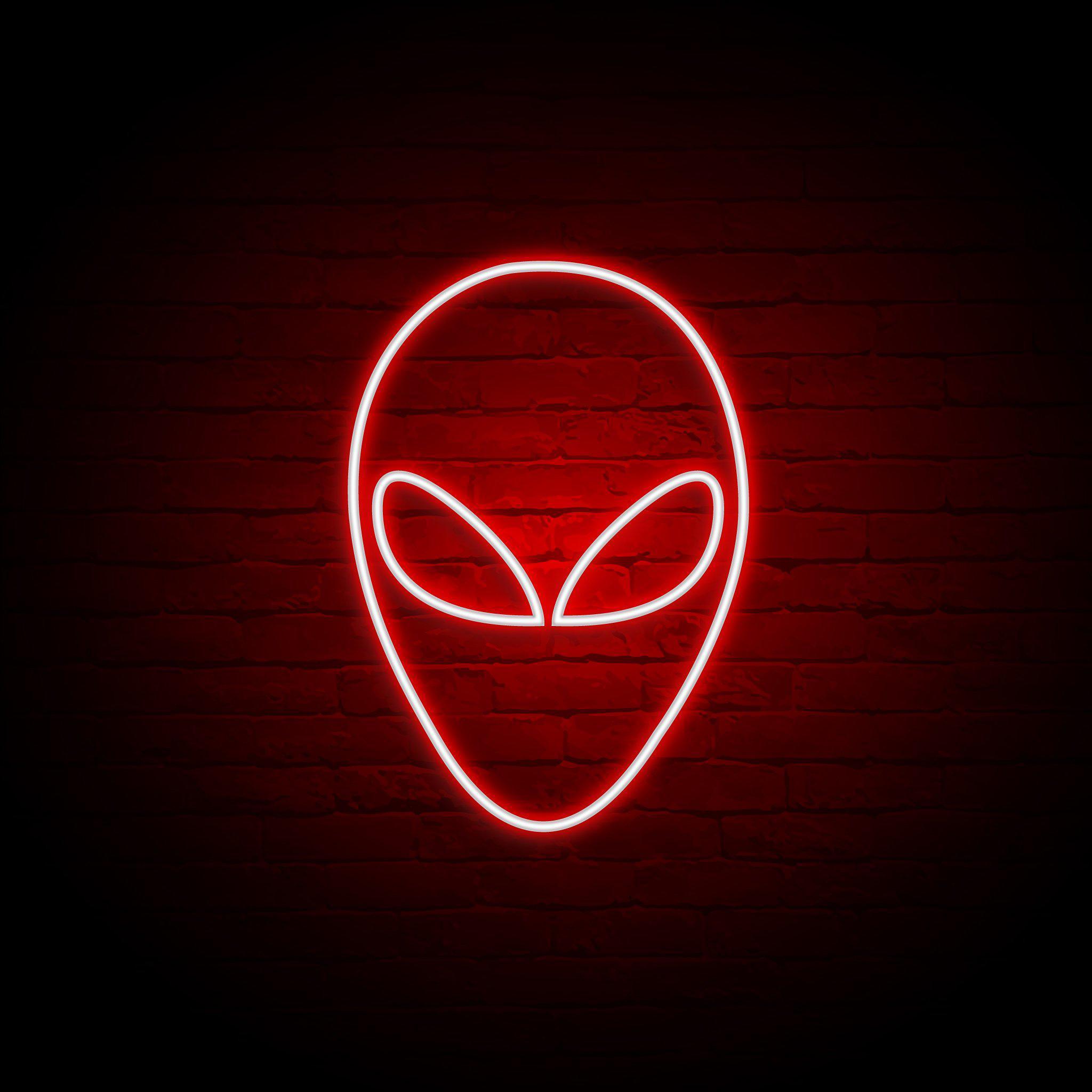 'ALIEN FACE' NEON SIGN - NeonFerry