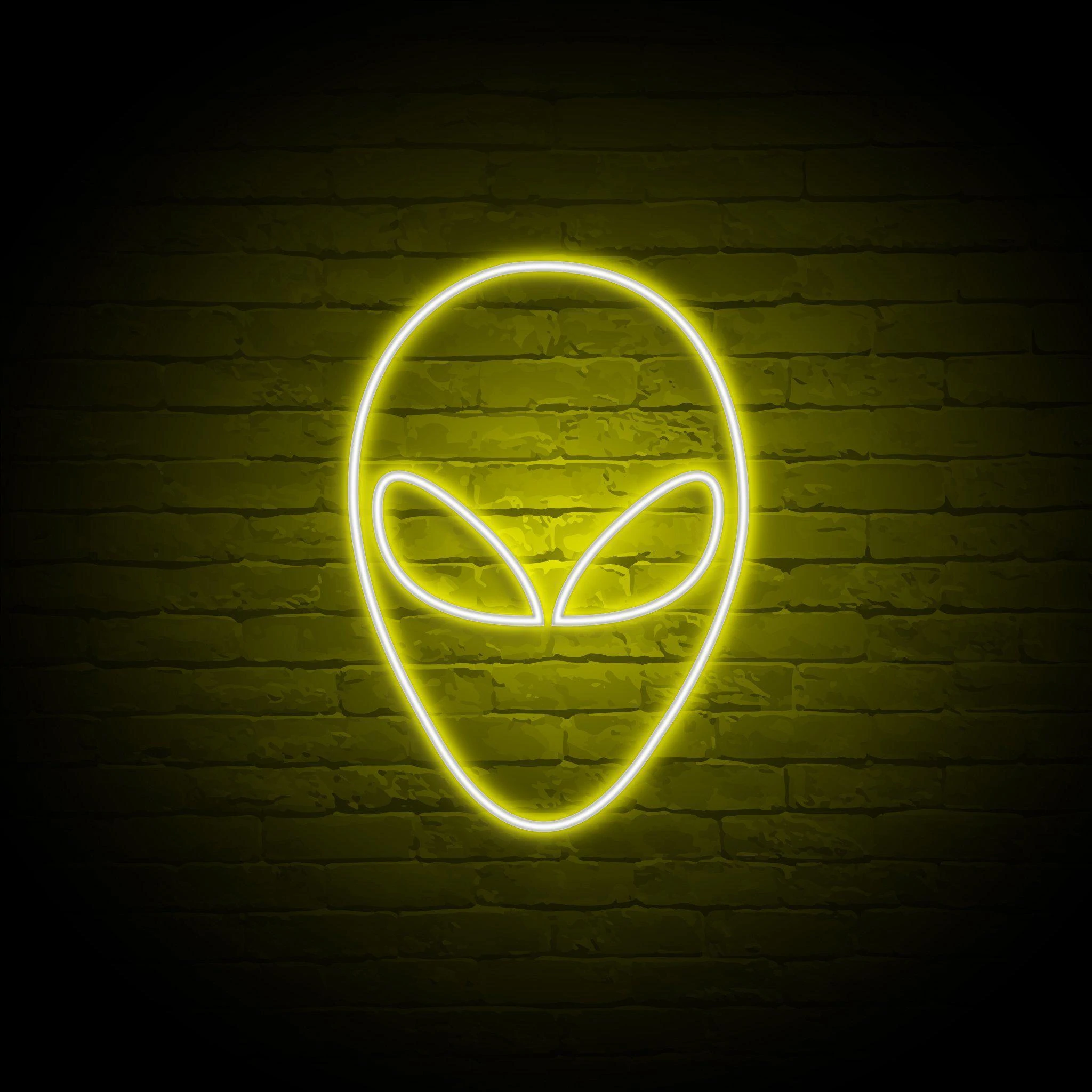 'ALIEN FACE' NEON SIGN - NeonFerry