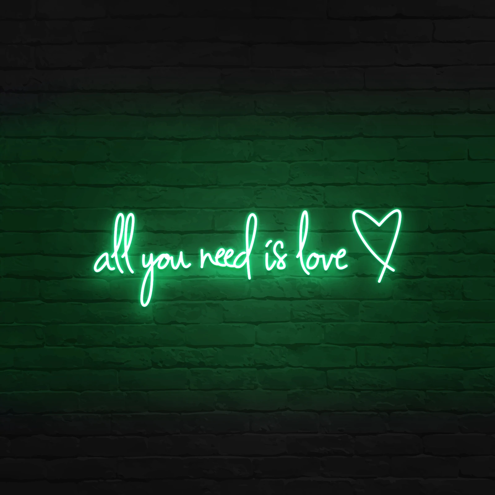 'ALL YOU NEED IS LOVE' NEON SIGN - NeonFerry