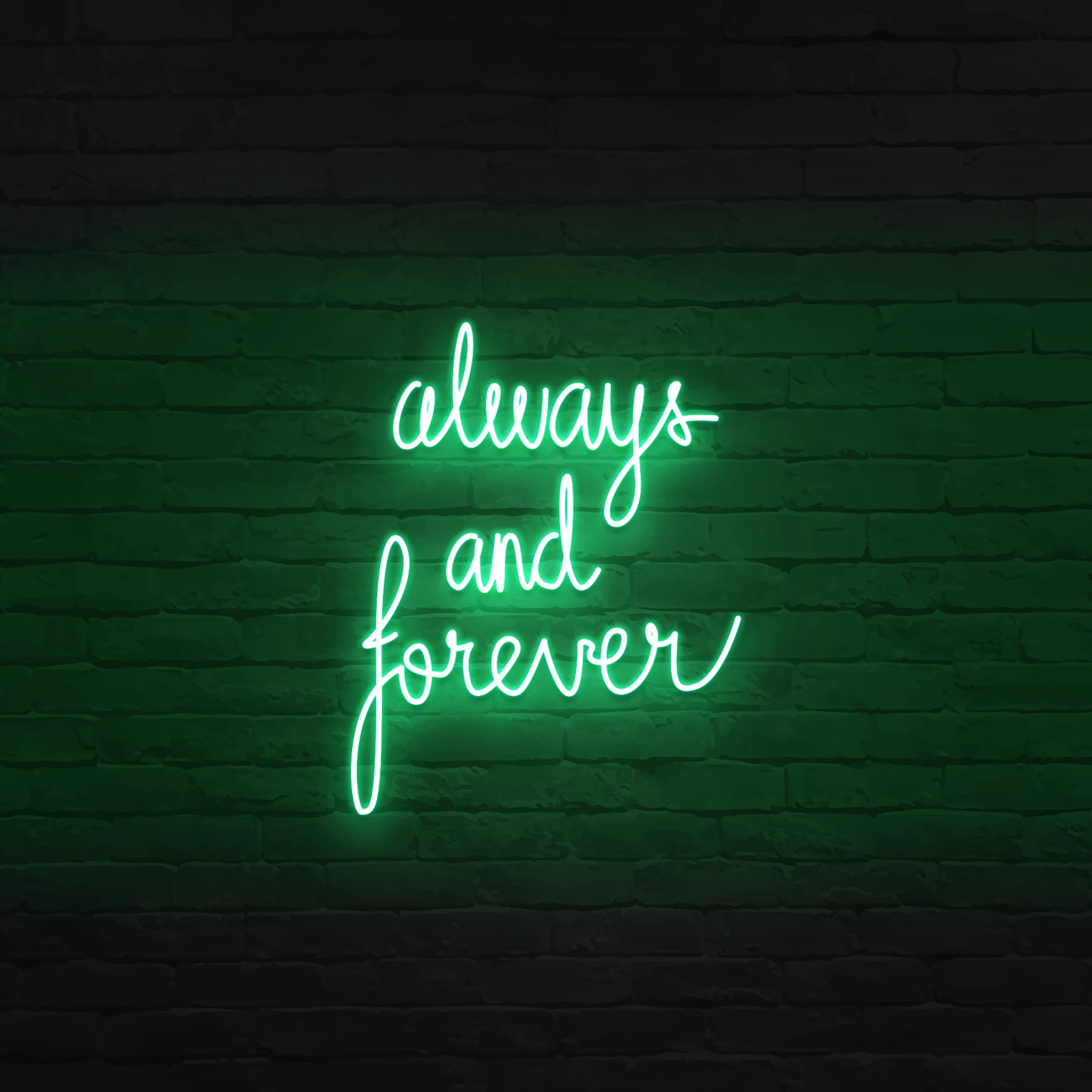 'ALWAYS AND FOREVER' NEON SIGN - NeonFerry