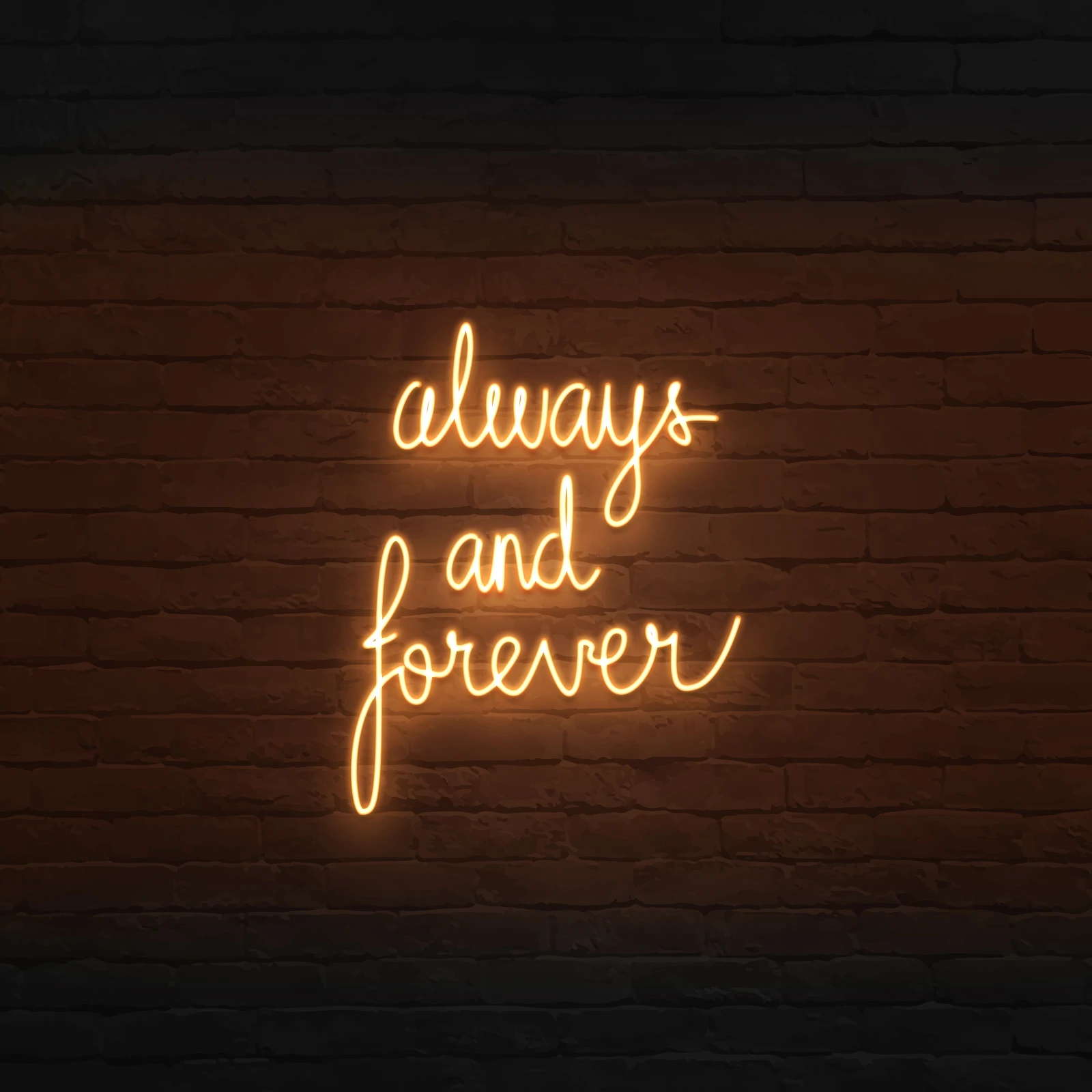 'ALWAYS AND FOREVER' NEON SIGN - NeonFerry