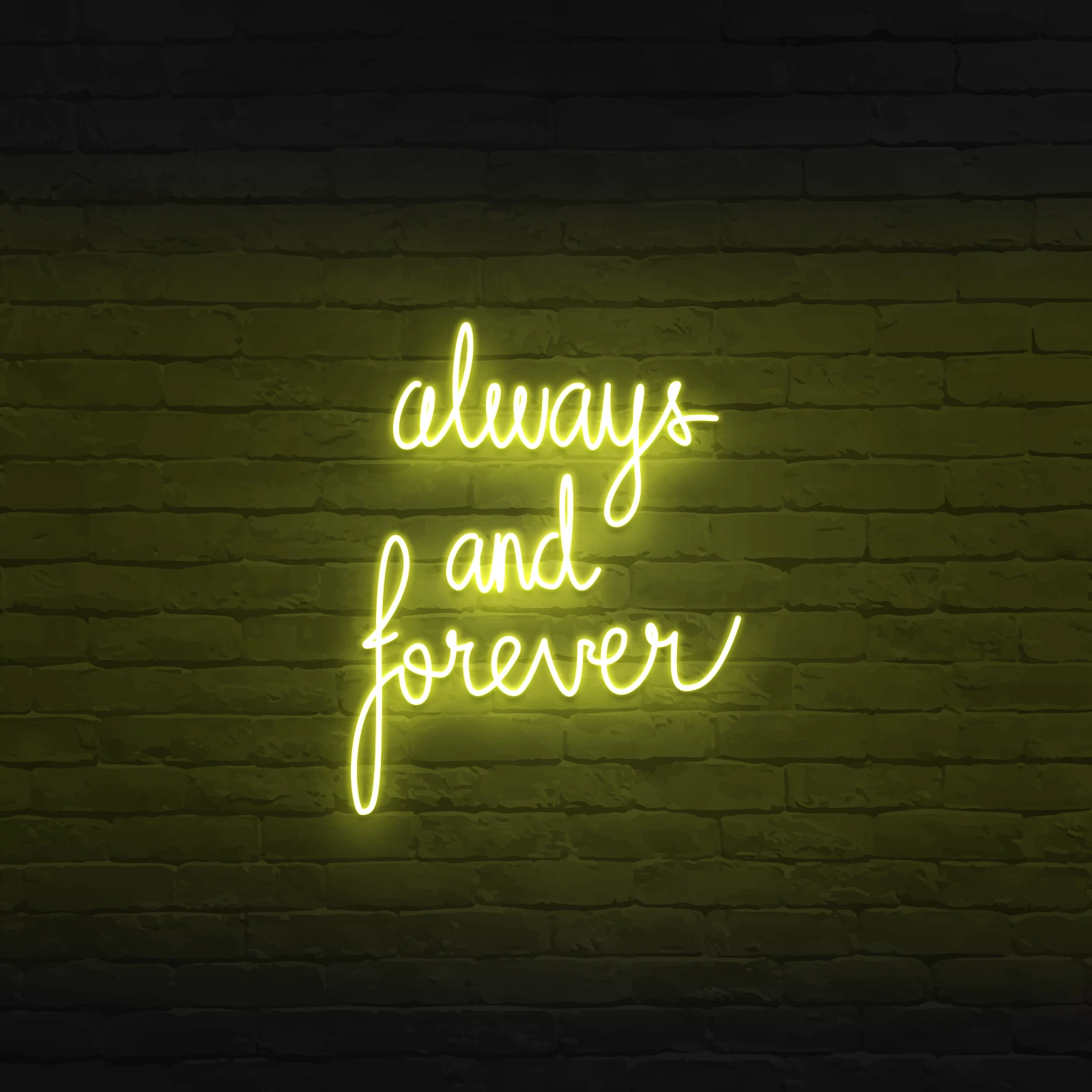 'ALWAYS AND FOREVER' NEON SIGN - NeonFerry