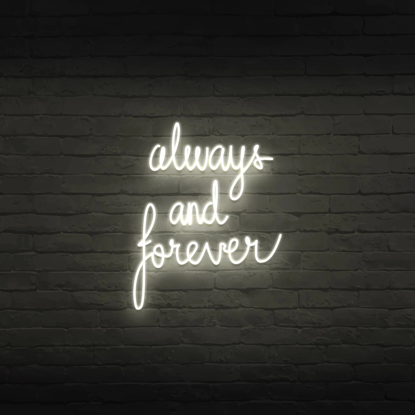 'ALWAYS AND FOREVER' NEON SIGN - NeonFerry