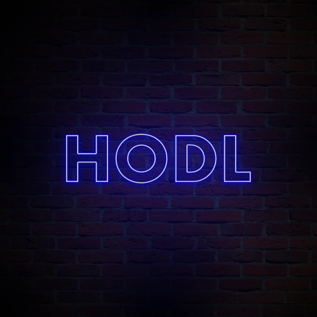 'HODL' NEON SIGN - NeonFerry