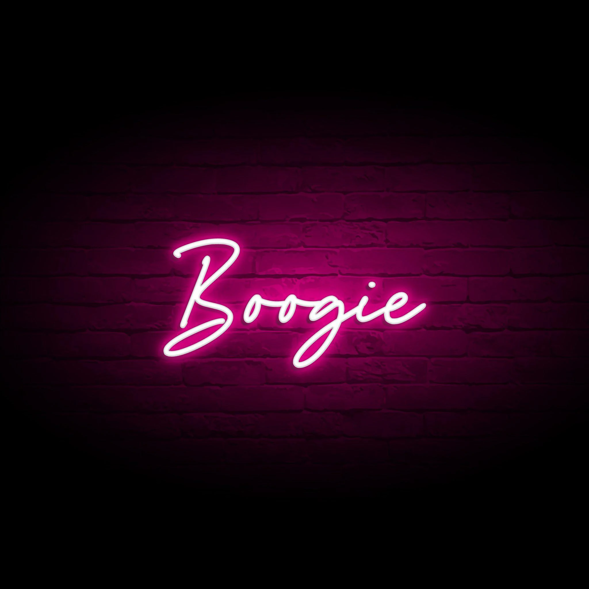 'BOOGIE' NEON SIGN - NeonFerry