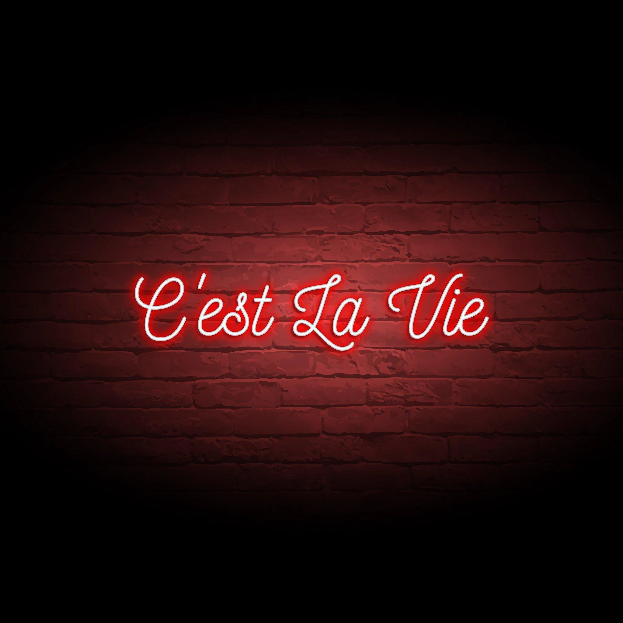 'C'EST LA VIE' NEON SIGN - NeonFerry