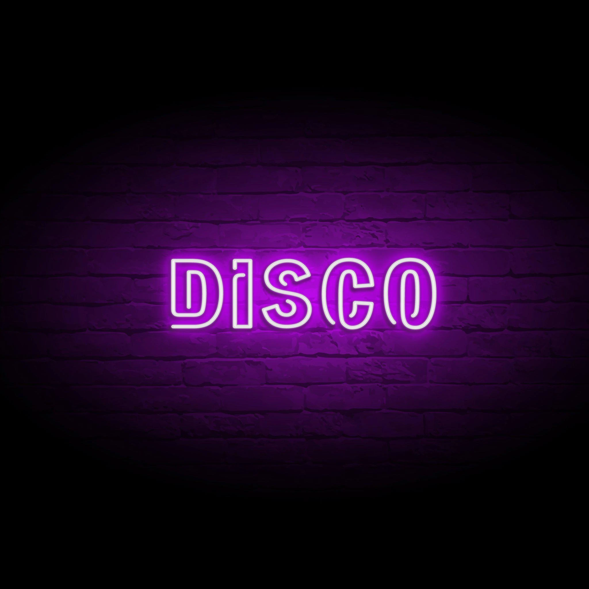 'DISCO TEXT' NEON SIGN - NeonFerry